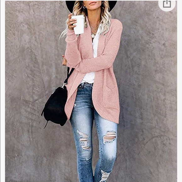 merokeety Sweaters - Long Sleeve Sweater with with Pockets